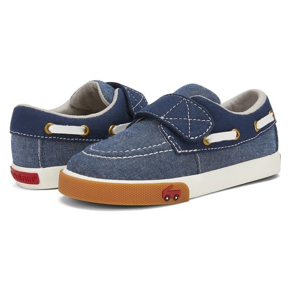See Kai Run Elias Navy Canvas